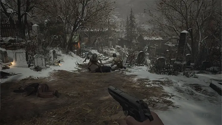 یکی از مراحل بازی Resident Evil Village