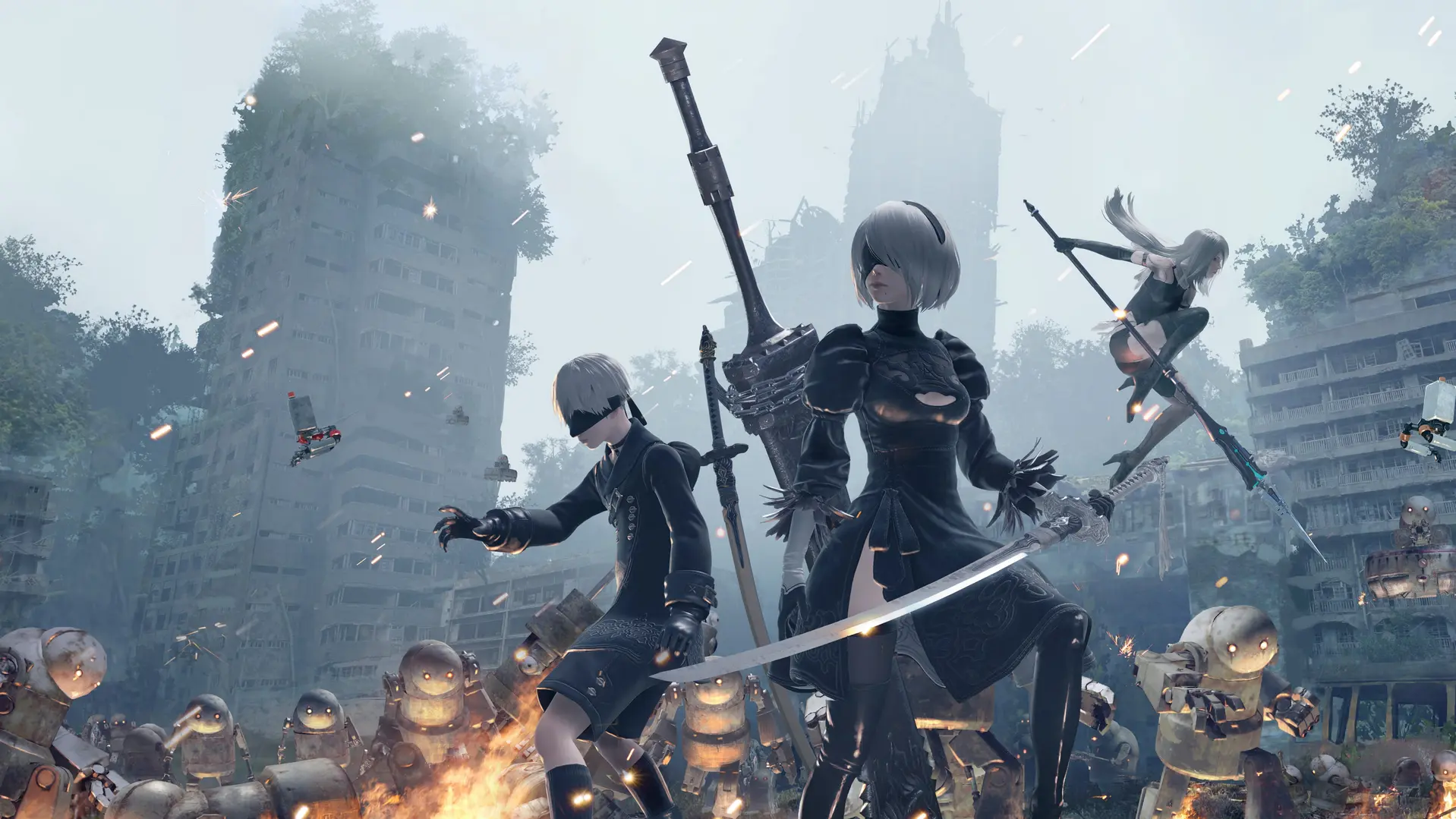 شخصیت های اصلی بازی NieR: Automata