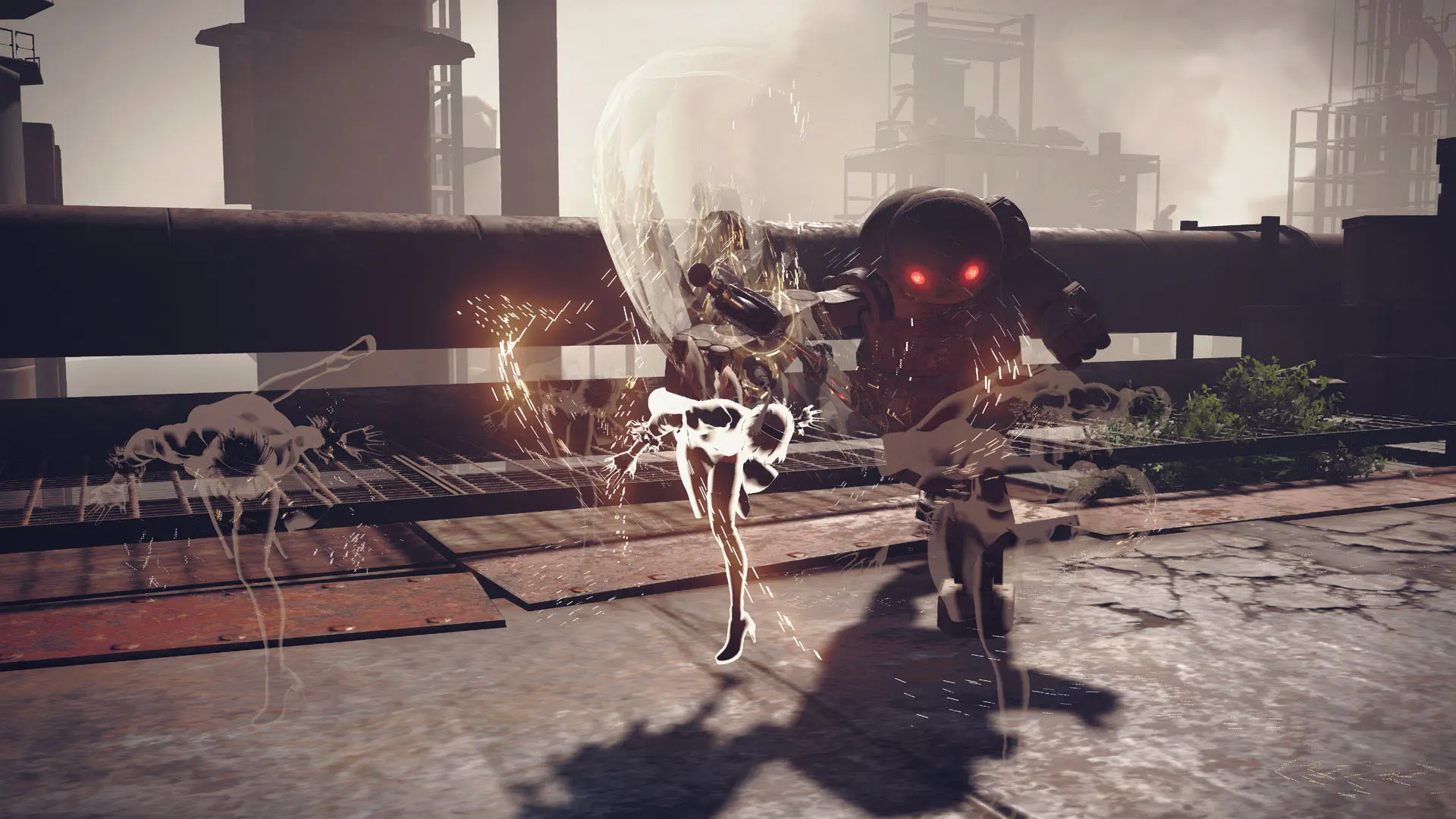 دنیا و مناطق مختلف بازی NieR: Automata