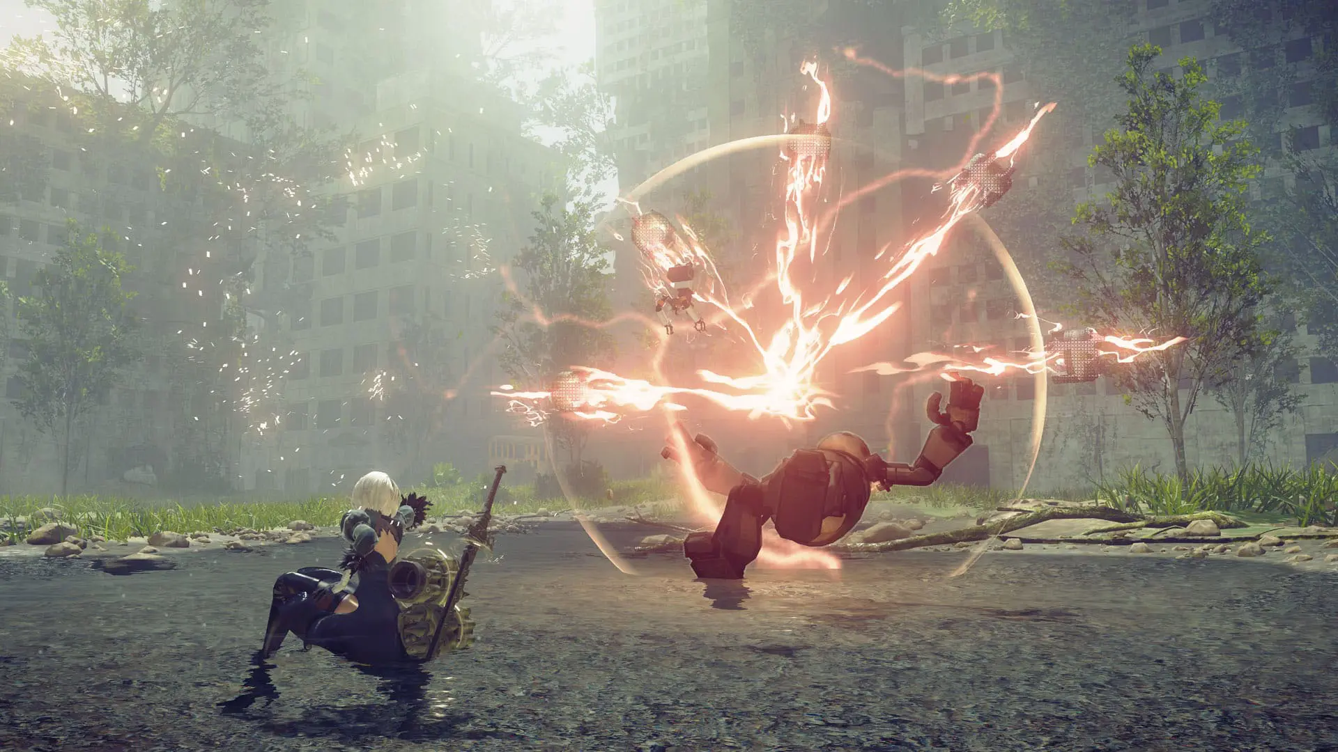 گرافیک بازی NieR: Automata