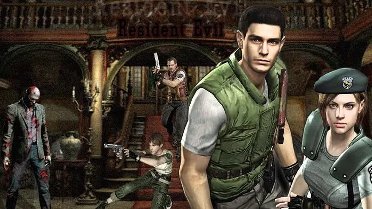 بنری از بازی Resident Evil 2002