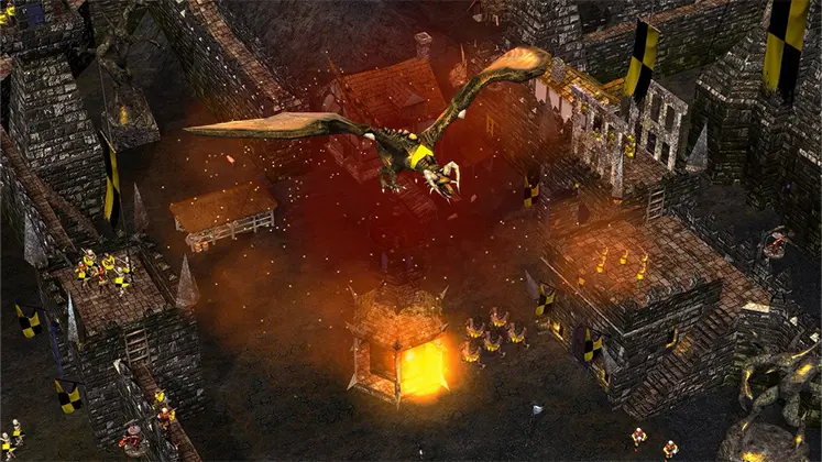 تصویری از اژدها (Dragon) در بازی stronghold legends