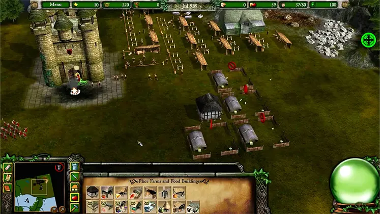 تصویری از گیم‌پلی بازی stronghold legends