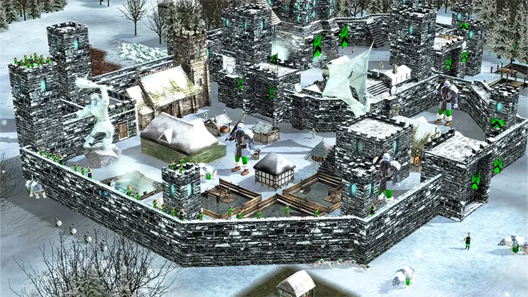 سرزمین یخ زده در بازی Stronghold Legends