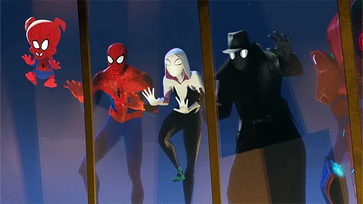 حضور اسپایدرمن نوآر در Spider-Man: Into the Spider-Verse