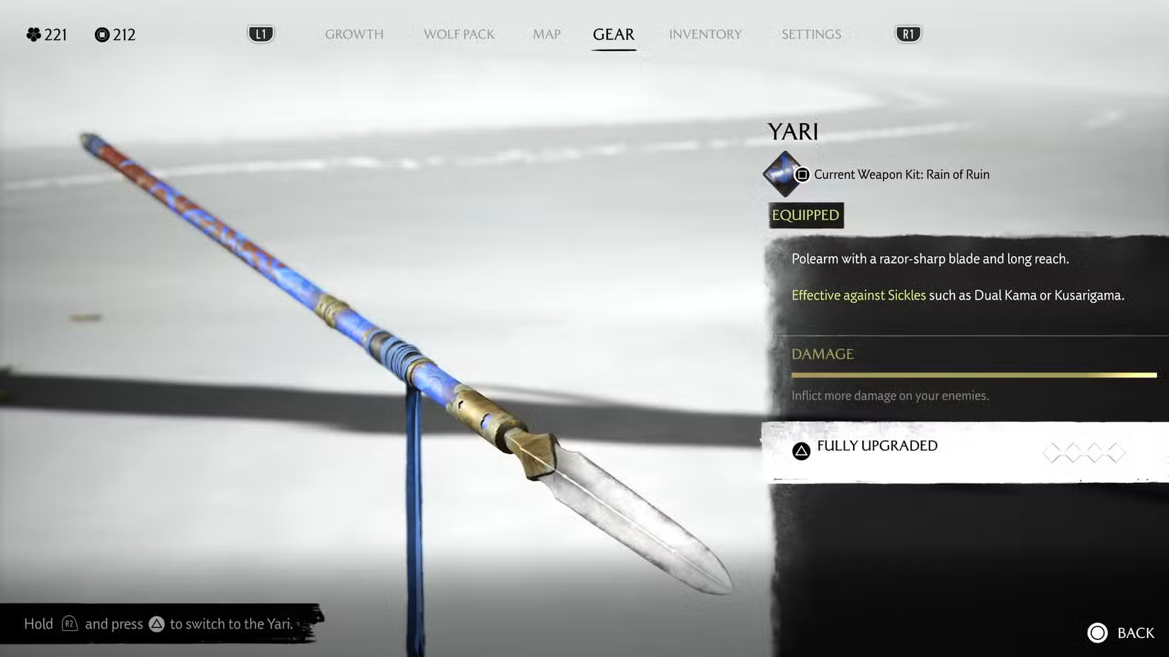 yari-ghost of yotei
