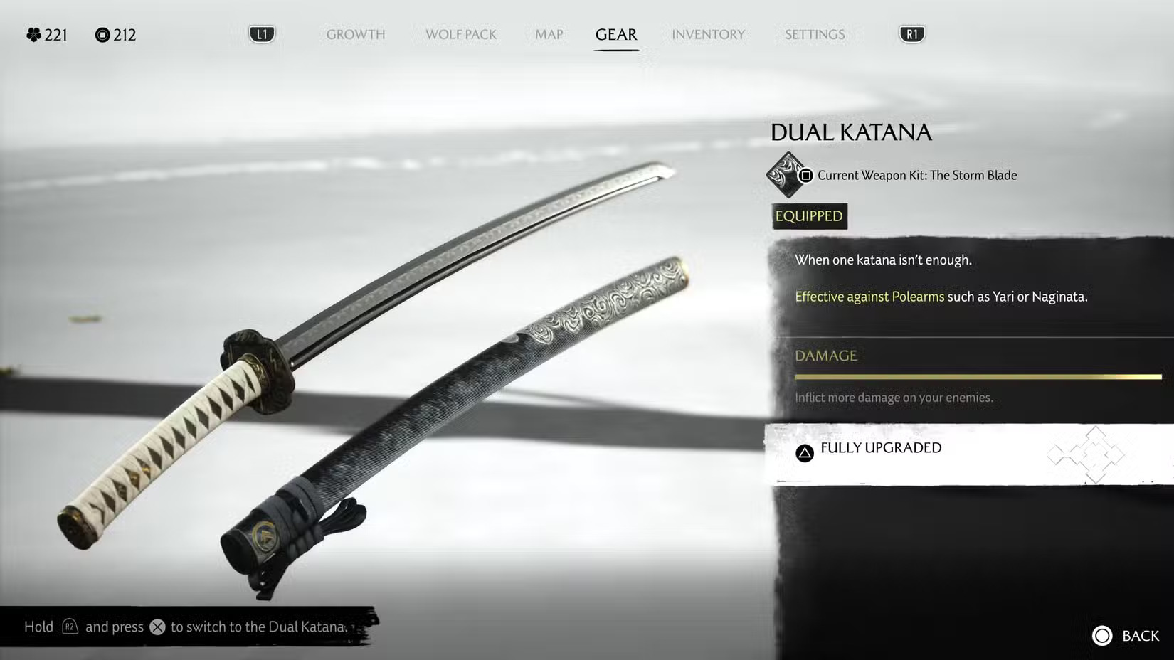 Dual Katana in Ghost of Yotei