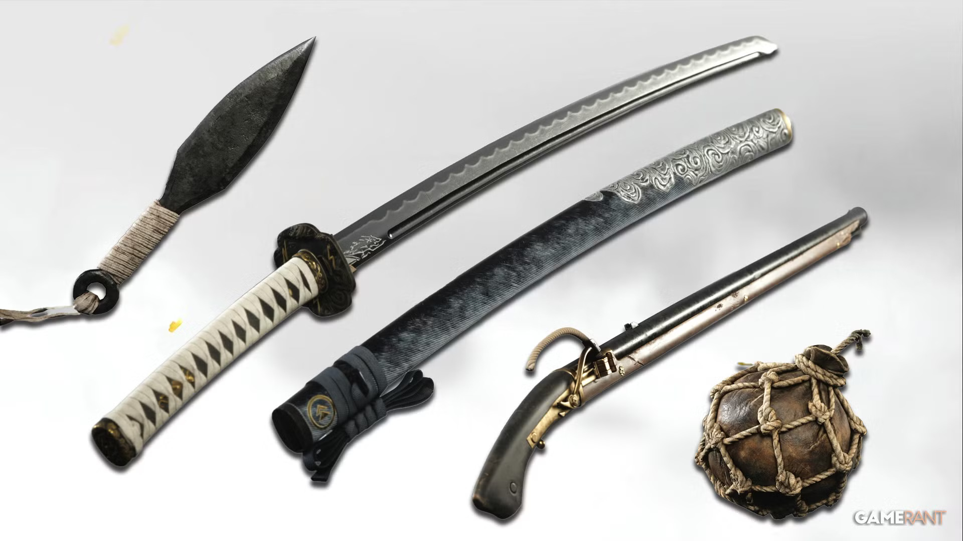 ghost of yotei all weapons