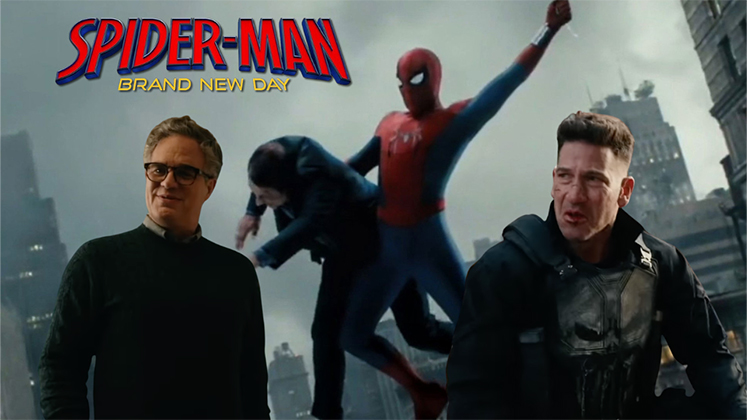 بنری از فیلم spider-man brand new day