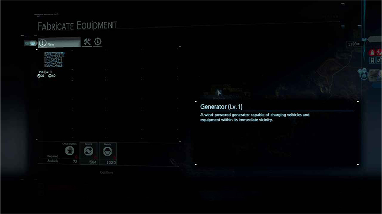 ژنراتور (سطح 1) در بازی Death Stranding
