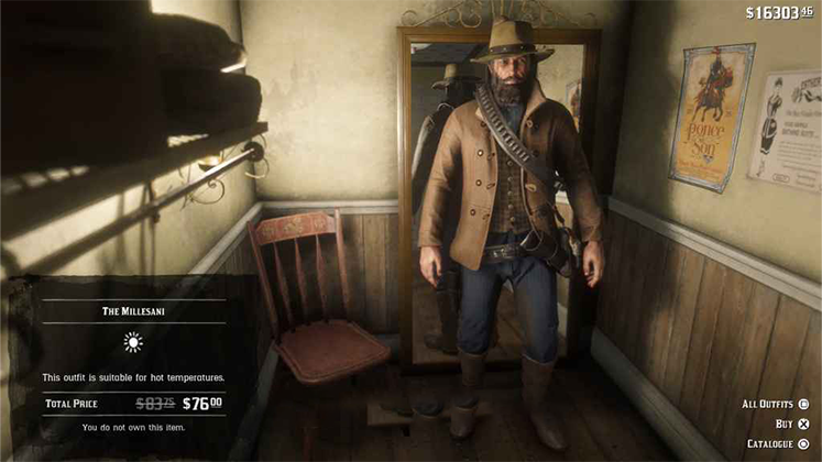 لباس The Millesani در Red Dead Redemption 2