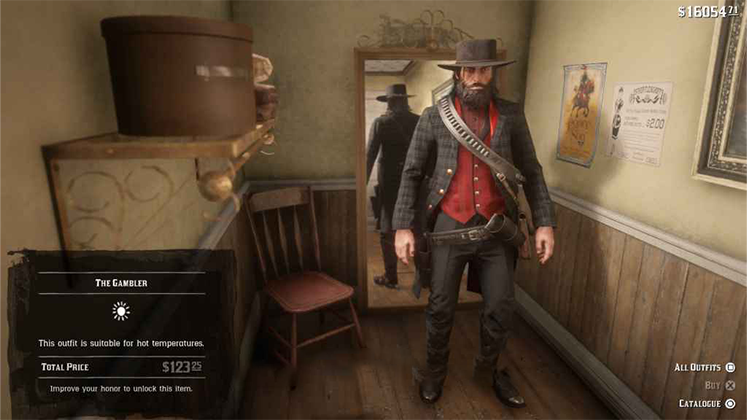 لباس The Gambler در Red Dead Redemption 2