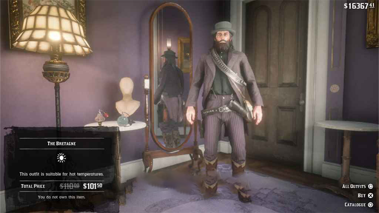 لباس The Bretagne در Red Dead Redemption 2