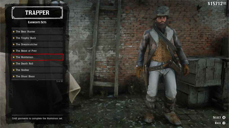 لباس The Huntsman در Red Dead Redemption 2