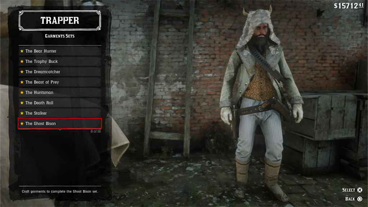 لباس The Ghost Bison در Red Dead Redemption 2