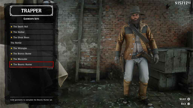 لباس The Bounty Hunter در رد دد 2