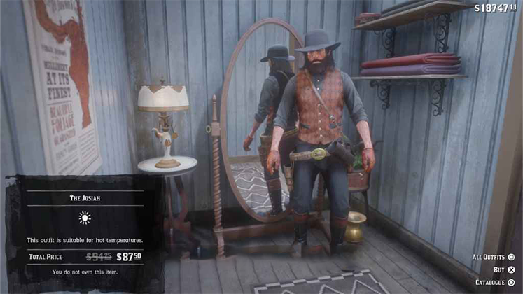 لباس The Josiah در Red Dead Redemption 2