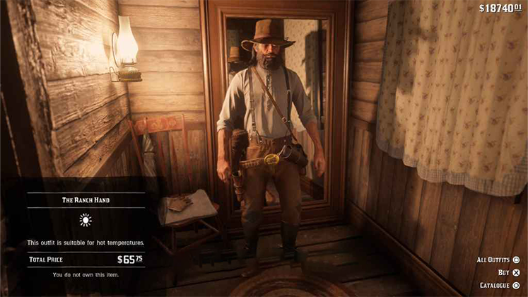 لباس The Ranch Hand در رد دد ریدمپشن 2