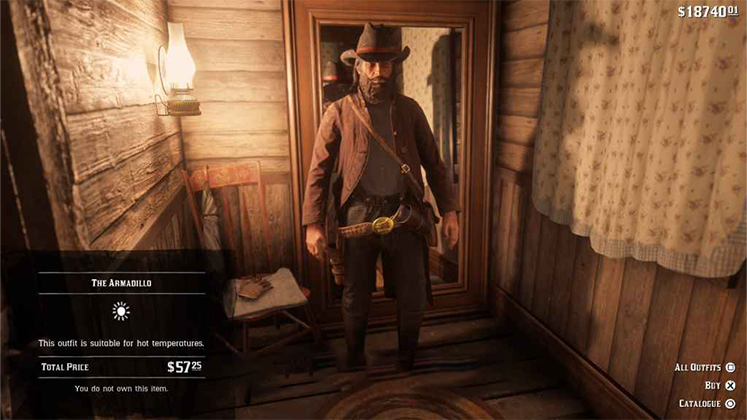 لباس The Armadillo در Red Dead Redemption 2