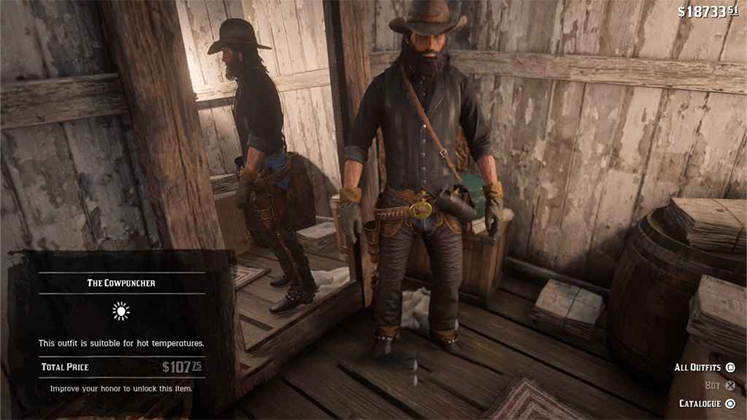 لباس The Cowpuncher در Red Dead Redemption 2