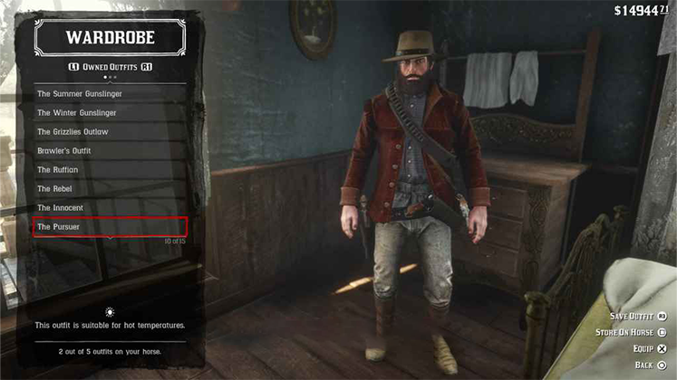 لباس The Pursuer در Red Dead Redemption 2