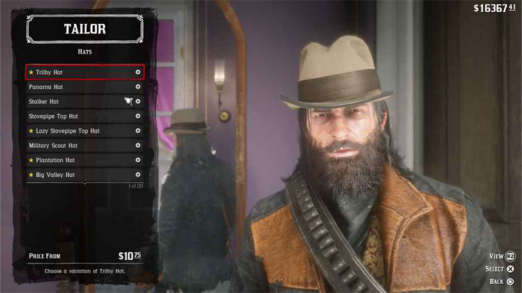 کلاه Trilby Hat در Red Dead Redemption 2