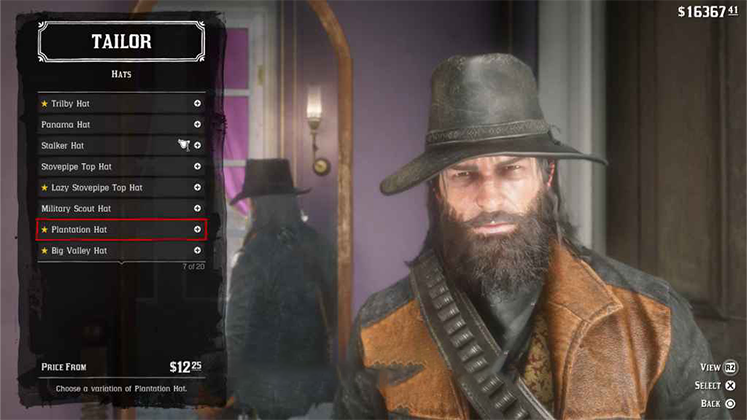 کلاه Plantation Hat در Red Dead Redemption 2