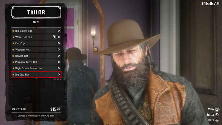 کلاه Big City Hat در Red Dead Redemption 2
