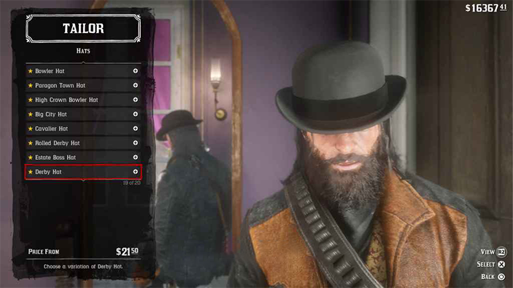 کلاه Derby Hat در Red Dead Redemption 2