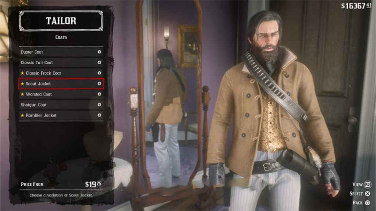کت Scout Jacket در Red Dead Redemption 2