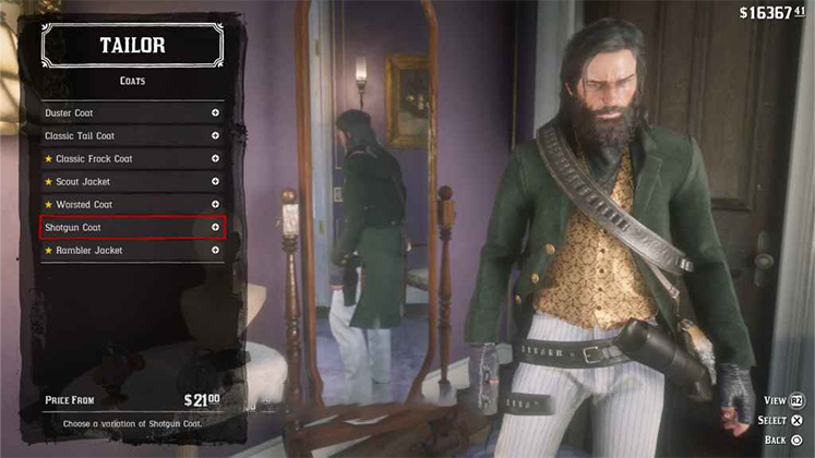 کت Shotgun Coat در رد دد ریدمپشن 2