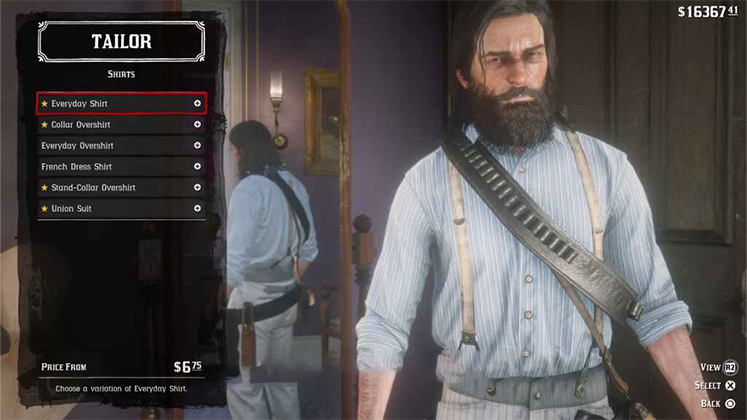 پیراهن&zwnj; Everyday Shirt در Red Dead Redemption 2