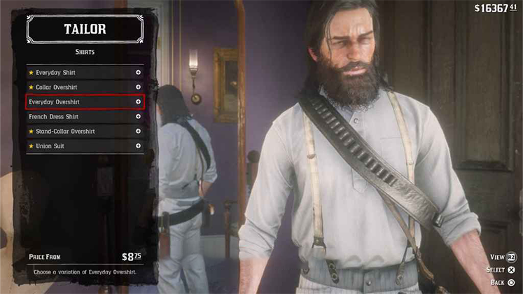 پیراهن&zwnj; Everyday Overshirt در Red Dead Redemption 2