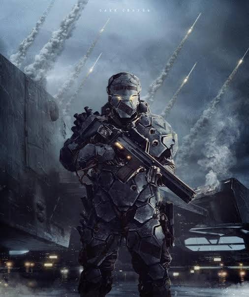 cyberpunk corporate soldier