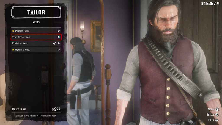 جلیقه&zwnj; Traditional Vest در Red Dead Redemption 2