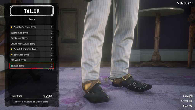 چکمه Grinder Boots در Red Dead Redemption 2