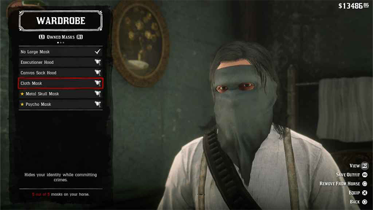 ماسک&zwnj; Cloth Mask در رد دد ریدمپشن 2