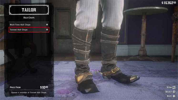 نیم&zwnj;ساق&zwnj; Tanned Half Chaps در رد دد ریدمپشن 2