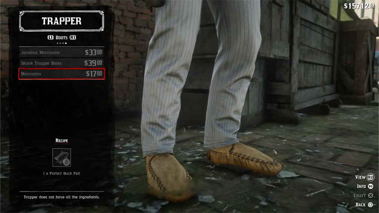 لباس&zwnj; حیوانی Moccasins در رد دد ریدمپشن 2