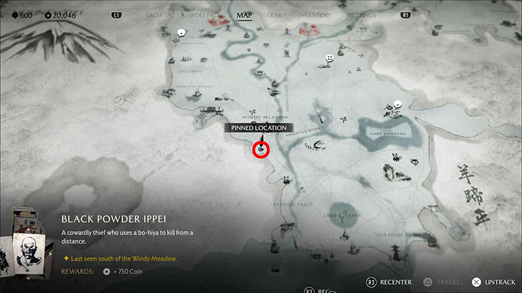 محل پیدا کردن Black Powder Ippei در بازی Ghost of Yotei