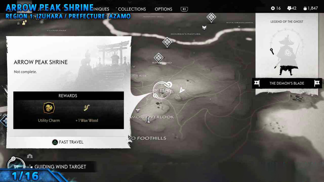 زیارتگاه Shinto شماره 1 در بازی Ghost of Tsushima